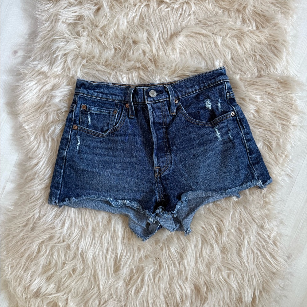 Levi's 501 Original Dark Indigo Jean Shorts